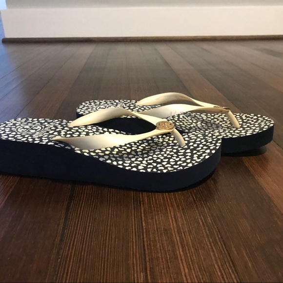 Tory Burch Wedge Flip Flops
